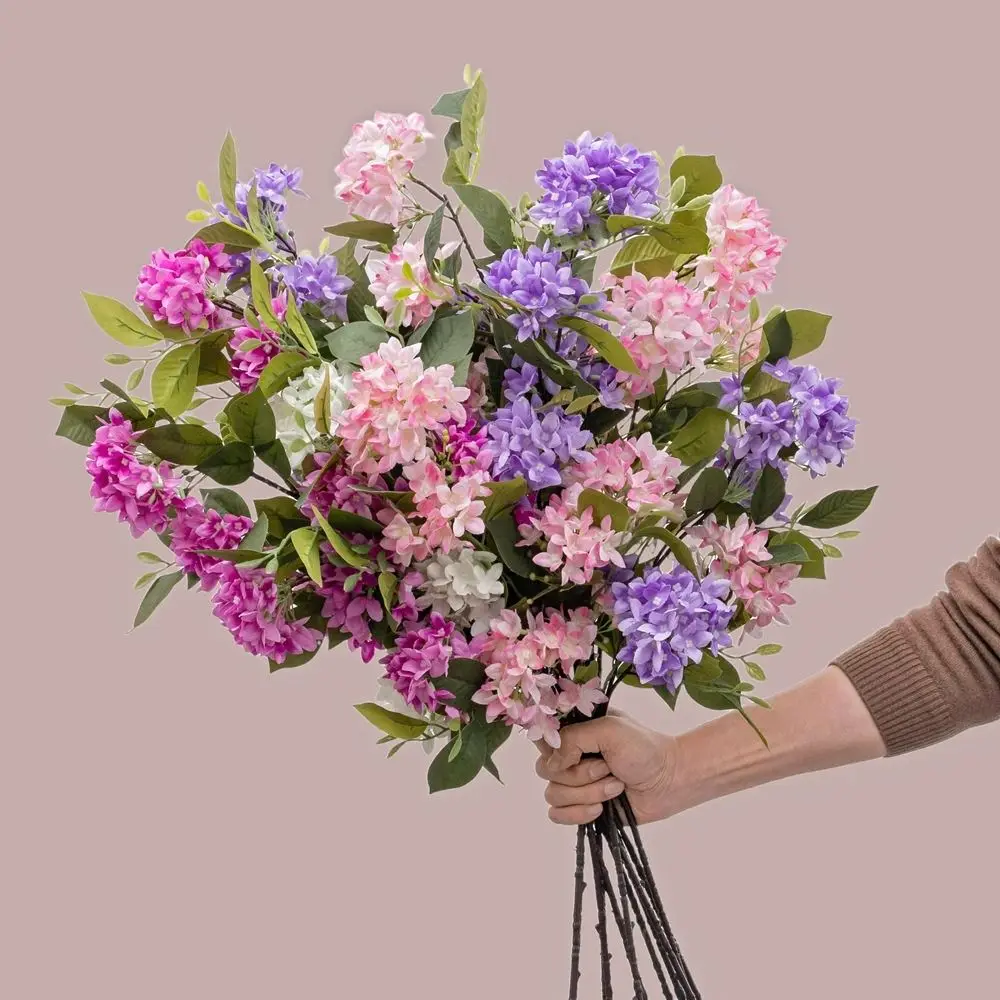 Real Touch Artificial Lilac Flower Luxury Handmade Silk Lilac Flower Branch Elegant Fake Flower Outdoor Garden Decor
Real Touch Artificial Lilac Flower Luxury Handmade Silk Lilac Flower Branch Elegant Fake Flower Outdoor Garden Decor