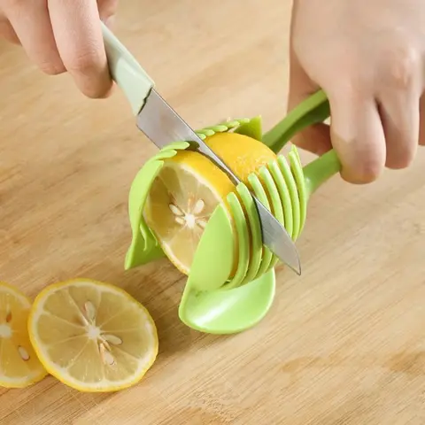 1PC Lemon Tomato Slicer Multifunctional Fruit Divider With Handle Potato Chips Vegetable Household Kitchen Tools