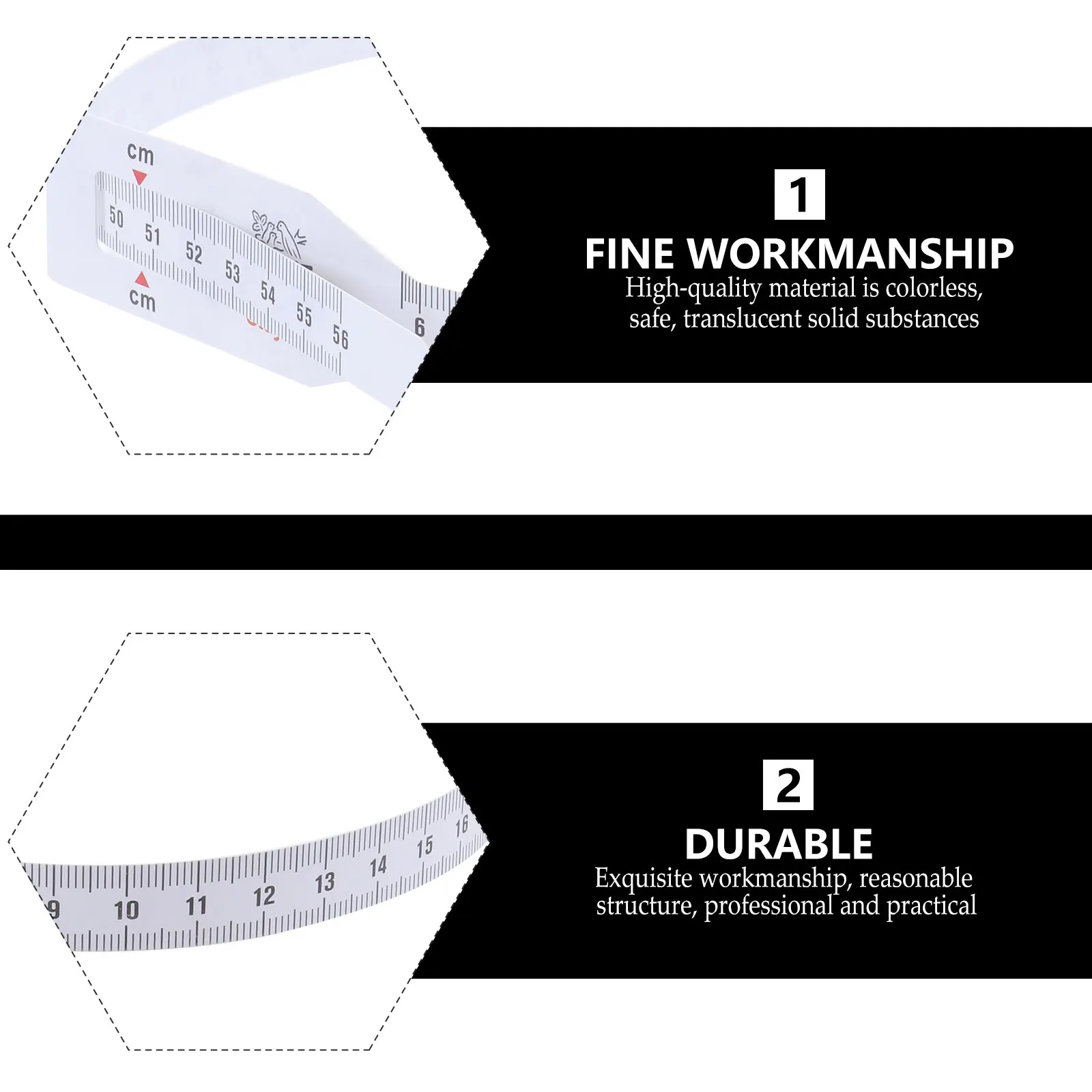 6pcs Infant Head Circumference Tape Measure Plastic Arm Measuring Tool Durable Soft Accurate Portable 56Cm White Craft Sewing
6pcs Infant Head Circumference Tape Measure Plastic Arm Measuring Tool Durable Soft Accurate Portable 56Cm White Craft Sewing