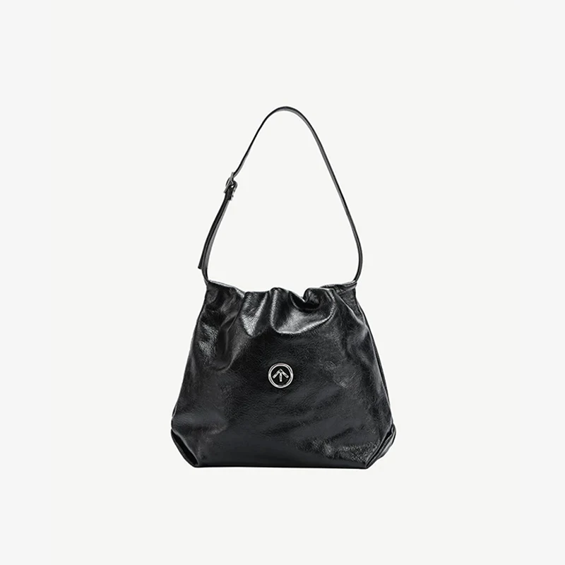 GROTTO Fashion Black Ruched Sheepskin Casual Crossbody Bag Women's Outdoors Resort Large Capacity Solid Color Commute Briefcase
GROTTO Fashion Black Ruched Sheepskin Casual Crossbody Bag Women's Outdoors Resort Large Capacity Solid Color Commute Briefcase
