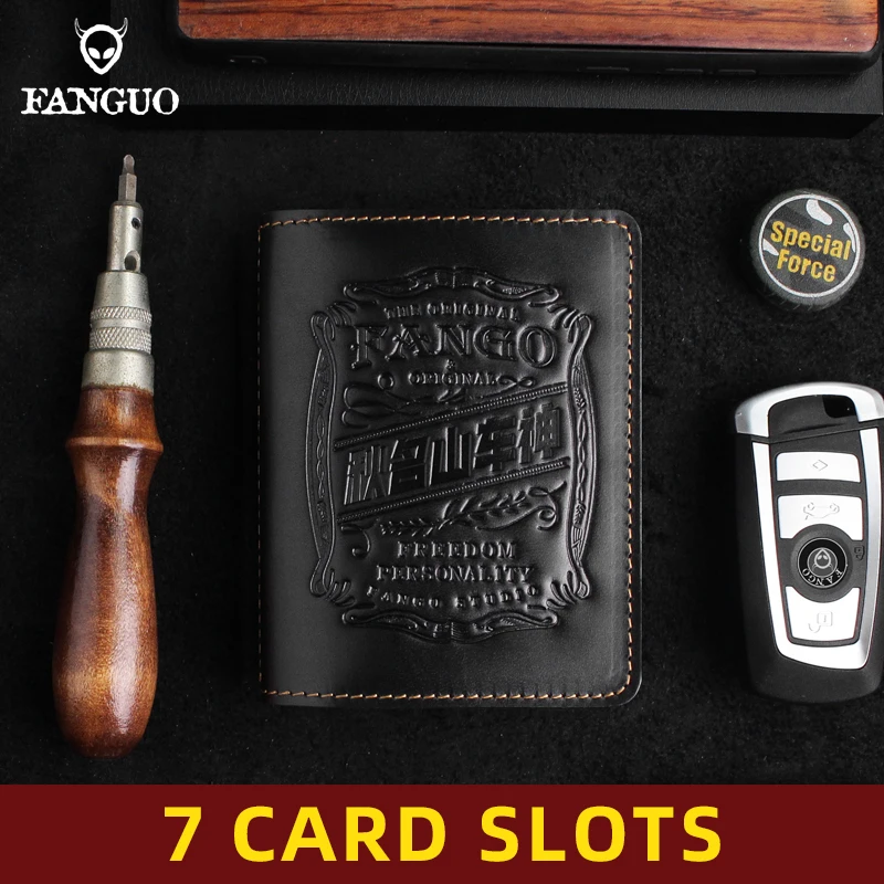 100% Genuine Leather Credit Card Wallet Coin Purse Handmade Cowhide Id Card Holders Bag 7 Card Slots Small Mini Money Pouch
100% Genuine Leather Credit Card Wallet Coin Purse Handmade Cowhide Id Card Holders Bag 7 Card Slots Small Mini Money Pouch