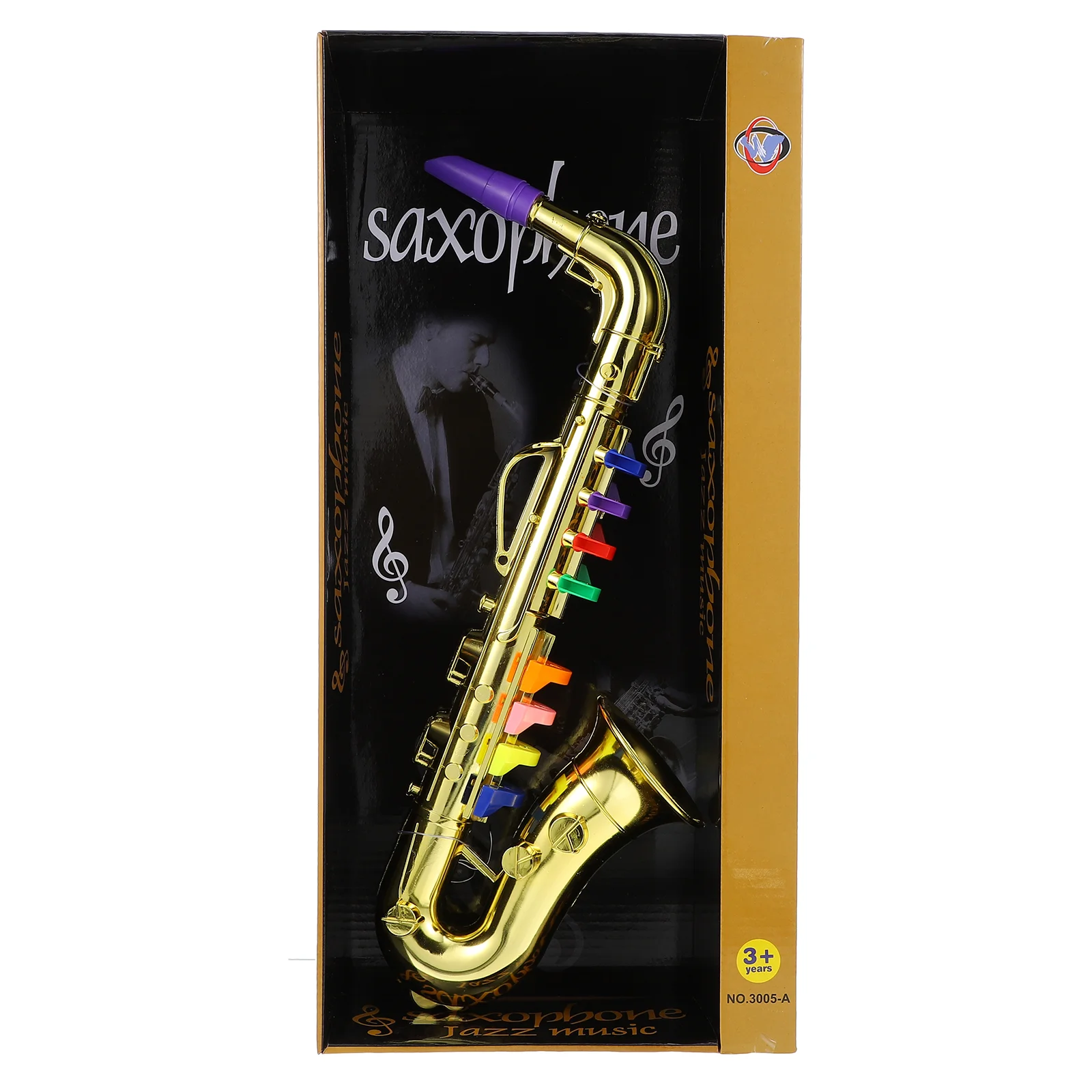 Miniatures Saxophone Model Childrens Toys Interesting Plaything Golden Abs Plastic
Miniatures Saxophone Model Childrens Toys Interesting Plaything Golden Abs Plastic