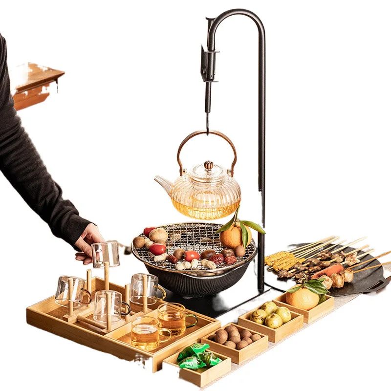 A complete set of tea-making household electric ceramic stove, indoor barbecue and milk tea pottery pot
A complete set of tea-making household electric ceramic stove, indoor barbecue and milk tea pottery pot