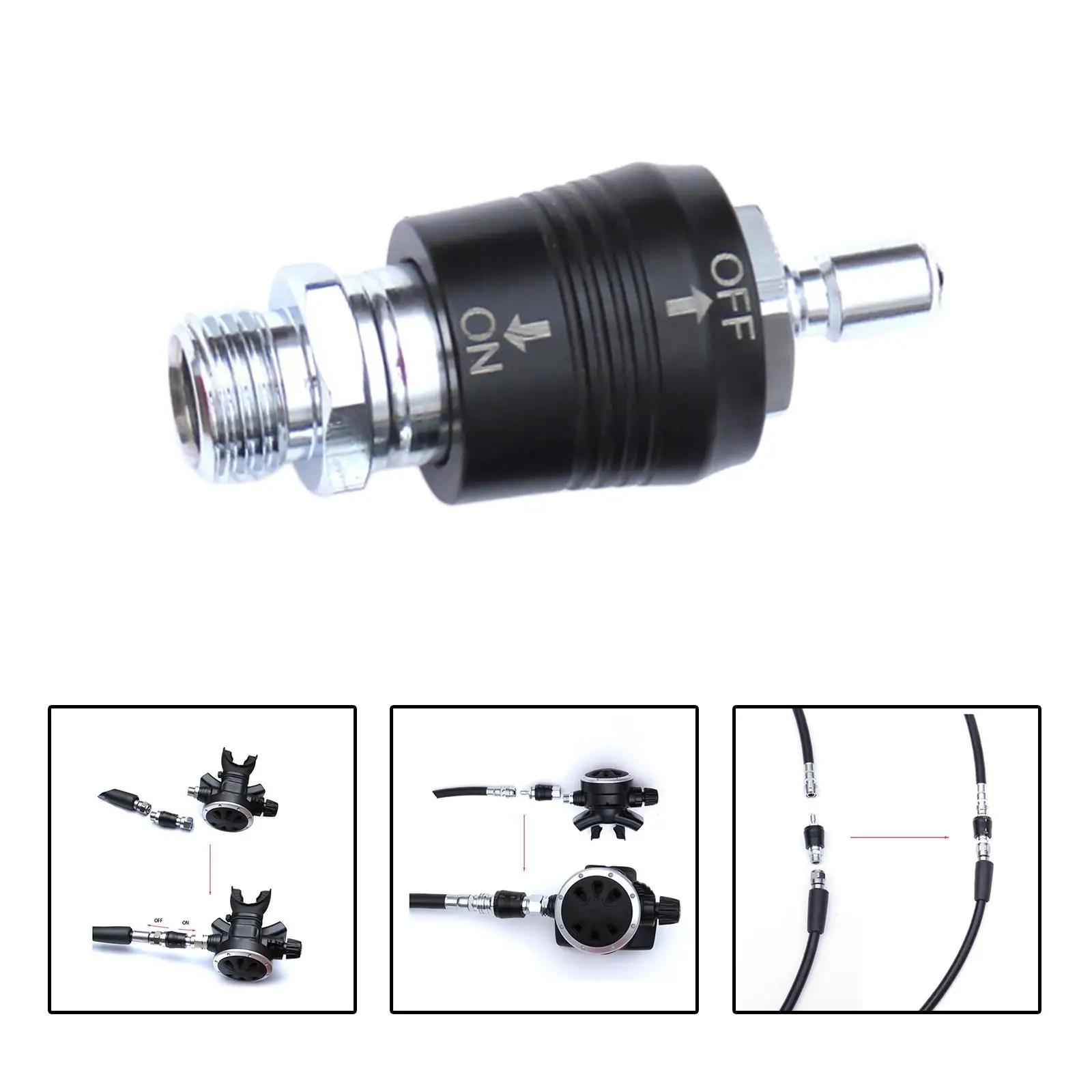 Scuba Gear Brass Regulator Adapter BCD Quick Open Connector Low Pressure Hose for Diving Accessories Replacement
Scuba Gear Brass Regulator Adapter BCD Quick Open Connector Low Pressure Hose for Diving Accessories Replacement