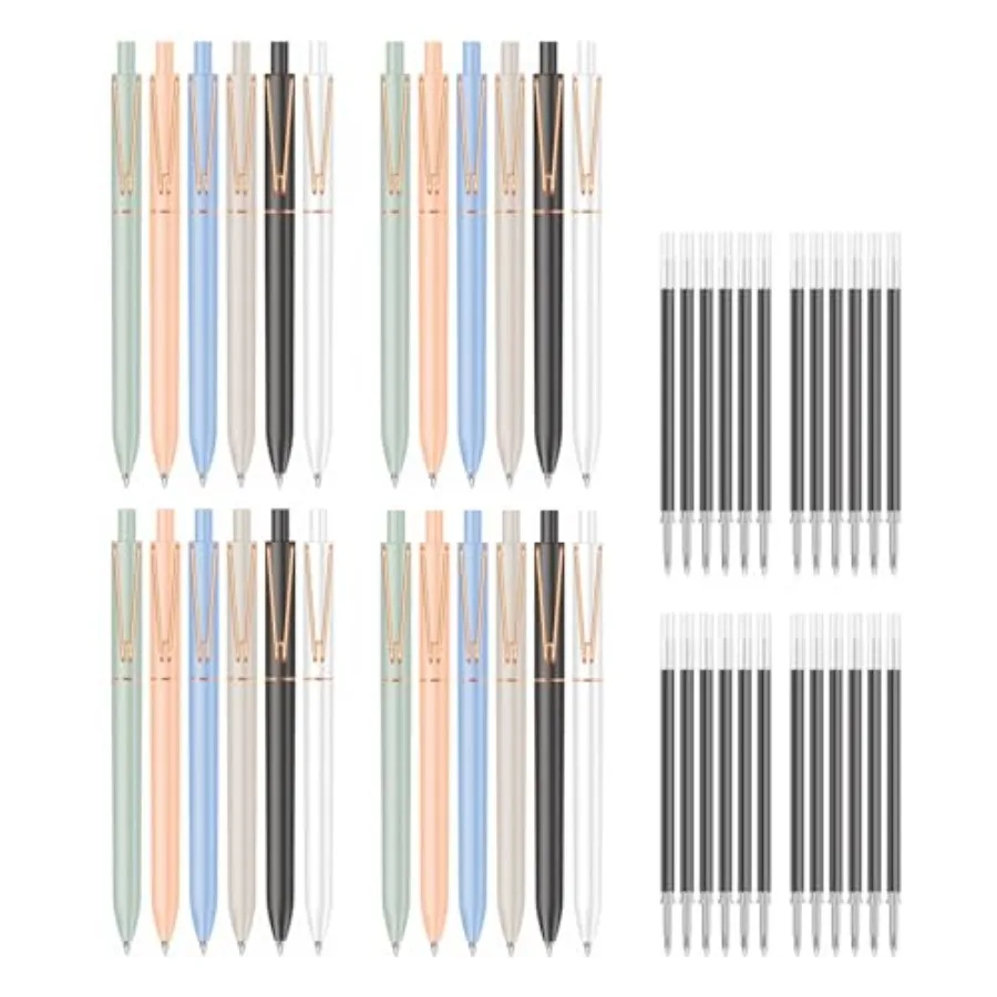 Gel Pens, 0.7mm Quick Dry Black Ink Pens, Medium Fine Point Smooth Writing Pens, Cute Office School Supplies Gifts for Women, B
Gel Pens, 0.7mm Quick Dry Black Ink Pens, Medium Fine Point Smooth Writing Pens, Cute Office School Supplies Gifts for Women, B