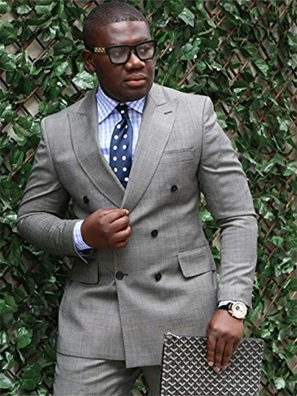 2 Piece Light Gray Men Business Formal Occasion Tuxedos Groom Groomsman Wedding Party Prom Male Suit Set Peak Lapel Blazer Pants
2 Piece Light Gray Men Business Formal Occasion Tuxedos Groom Groomsman Wedding Party Prom Male Suit Set Peak Lapel Blazer Pants