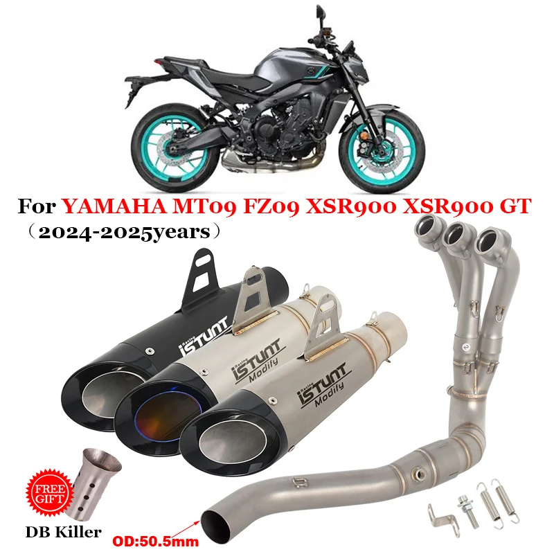 Slip On For YAMAHA MT09 MT 09 FZ09 FZ 09 XSR900 XSR 900 GT 2024 2025 Motorcycle Exhaust System Front Link Pipe With Muffler Moto
Slip On For YAMAHA MT09 MT 09 FZ09 FZ 09 XSR900 XSR 900 GT 2024 2025 Motorcycle Exhaust System Front Link Pipe With Muffler Moto