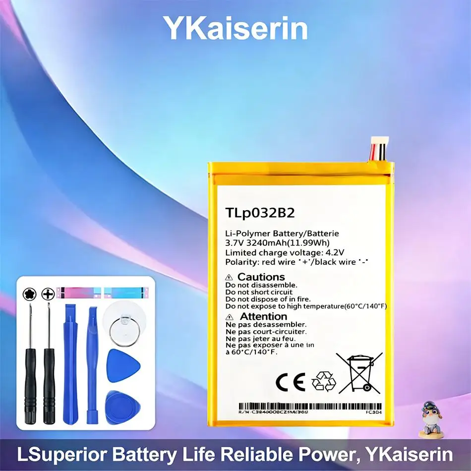 Аккумулятор для планшета TLp032B2 TLp032BD 3240 мАч для Alcatel One Touch Pop 7 Pixi 8 P310A, легкий
Аккумулятор для планшета TLp032B2 TLp032BD 3240 мАч для Alcatel One Touch Pop 7 Pixi 8 P310A, легкий