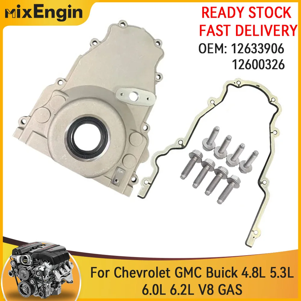 Engine Timing Valley Cover Kit Fit 4.8 5.3 5.7 6.0 6.2 L For Chevrolet GMC GM Buick LS2 LS3 LS LT 4.8L 5.3L 5.7L 6.0L 6.2L V8 
Engine Timing Valley Cover Kit Fit 4.8 5.3 5.7 6.0 6.2 L For Chevrolet GMC GM Buick LS2 LS3 LS LT 4.8L 5.3L 5.7L 6.0L 6.2L V8