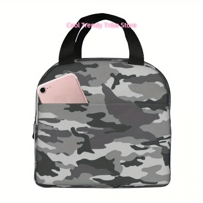 Camouflage Lunch Bags Portable Insulated Oxford Cooler Bag Thermal Picnic Lunch Box for Women Kids
Camouflage Lunch Bags Portable Insulated Oxford Cooler Bag Thermal Picnic Lunch Box for Women Kids