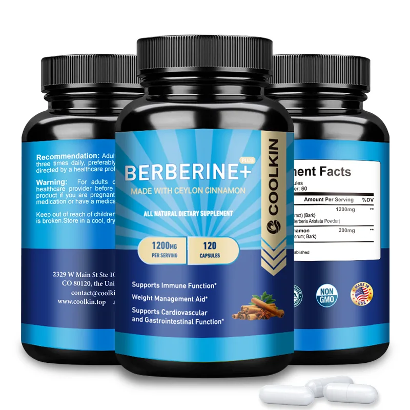 Premium Berberine HCl 1200 Mg Plus Organic Ceylon Cinnamon - Immune System Support, Weight Management SupplementSupplements
Premium Berberine HCl 1200 Mg Plus Organic Ceylon Cinnamon - Immune System Support, Weight Management SupplementSupplements