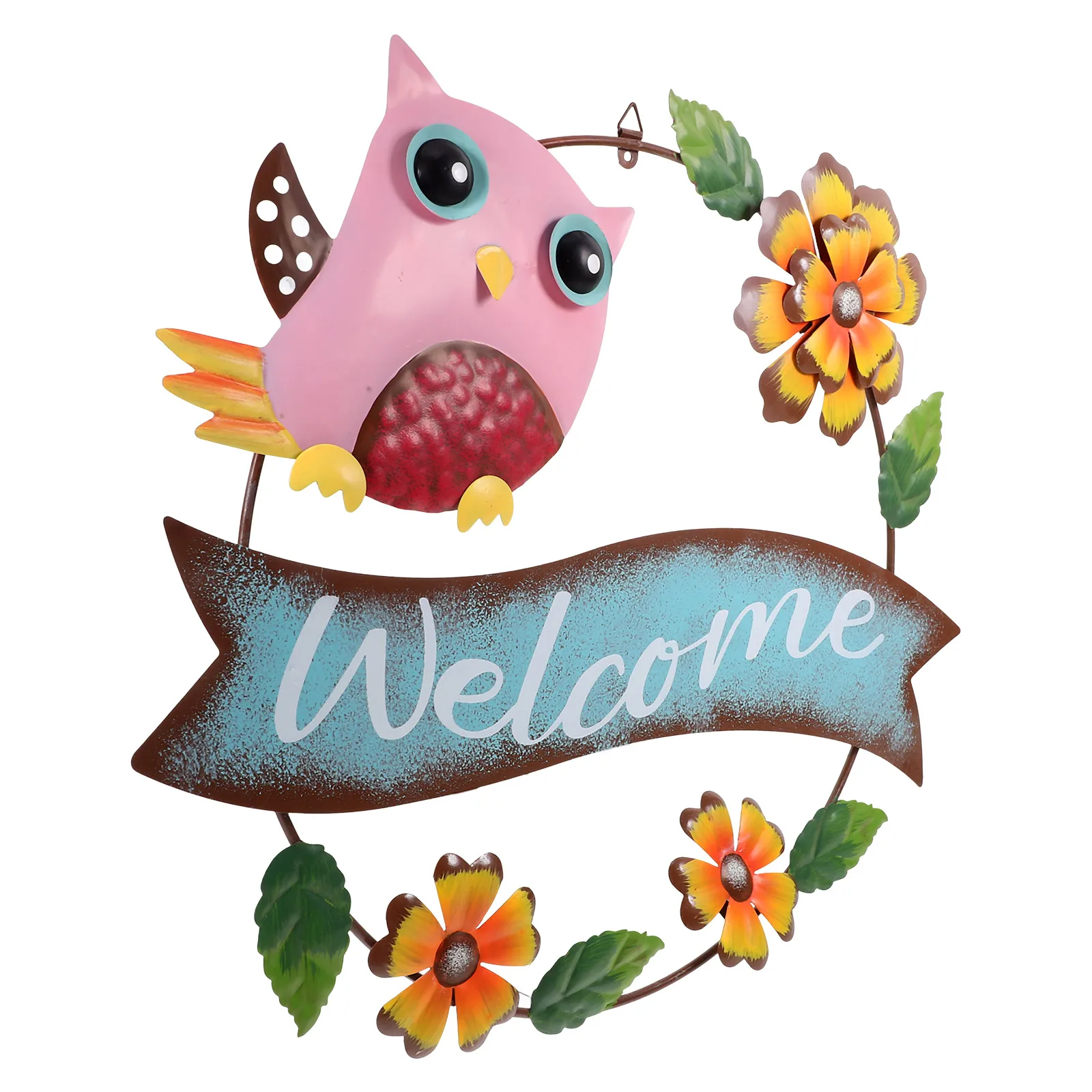 Owl Door Sign Home Decor Iron Welcome Hanging Wall Decorations High Quality Rosy Flower Garden Outdoor Space
Owl Door Sign Home Decor Iron Welcome Hanging Wall Decorations High Quality Rosy Flower Garden Outdoor Space