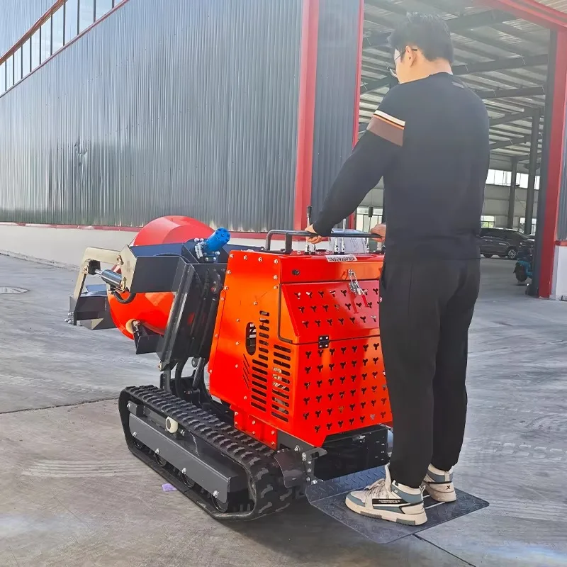 YG Customized Hot Sale 750kg Mini Concrete Mixer Dumper Diesel Engine Pump Motor Hydrostatic Track Drive High Efficiency 2M/H Pr
YG Customized Hot Sale 750kg Mini Concrete Mixer Dumper Diesel Engine Pump Motor Hydrostatic Track Drive High Efficiency 2M/H Pr