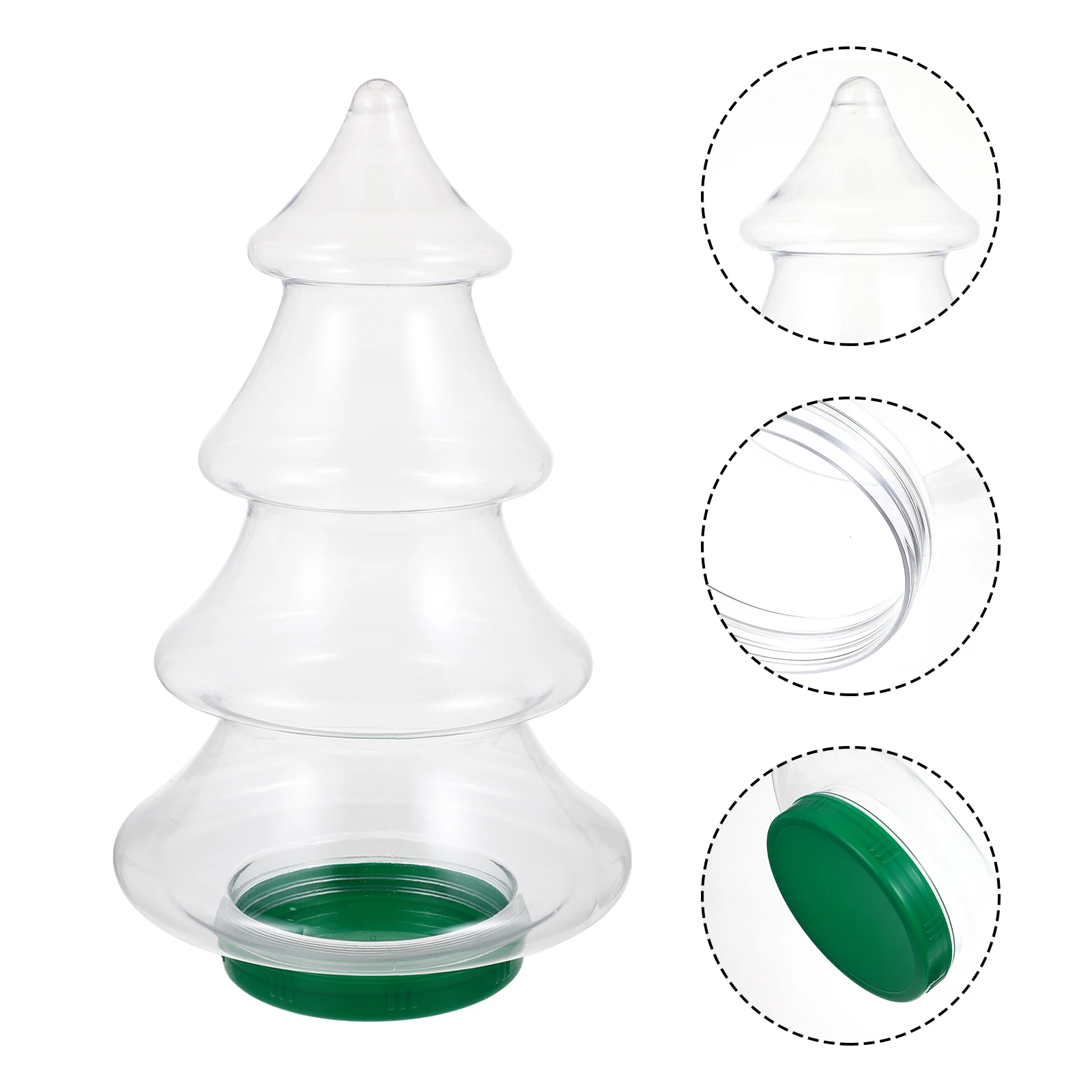 Gift Candy Jar Vintage Christmas Tree Plastics Xmas Jars Food Cookie Chrsistmas The Pet Fillable Dish with Lids Holiday
Gift Candy Jar Vintage Christmas Tree Plastics Xmas Jars Food Cookie Chrsistmas The Pet Fillable Dish with Lids Holiday