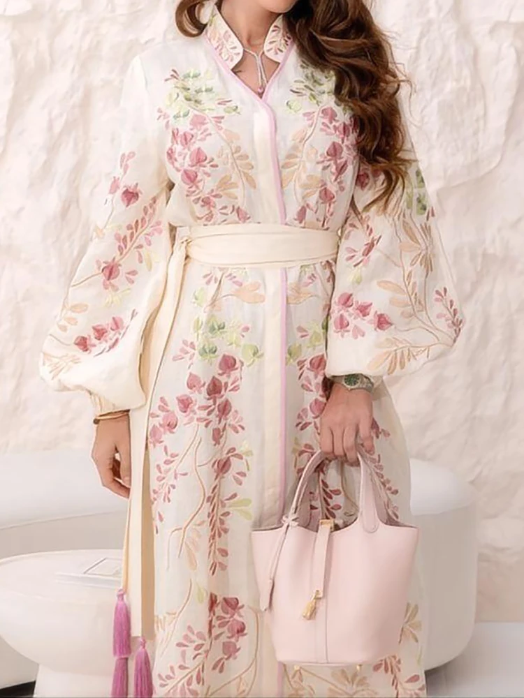 Female Lace Up Patchwork Print Elegant Party Dress, Women 2026 Spring Summer Retro Maxi Dress, Casual Ladies Loose Dress Vestido
Female Lace Up Patchwork Print Elegant Party Dress, Women 2026 Spring Summer Retro Maxi Dress, Casual Ladies Loose Dress Vestido