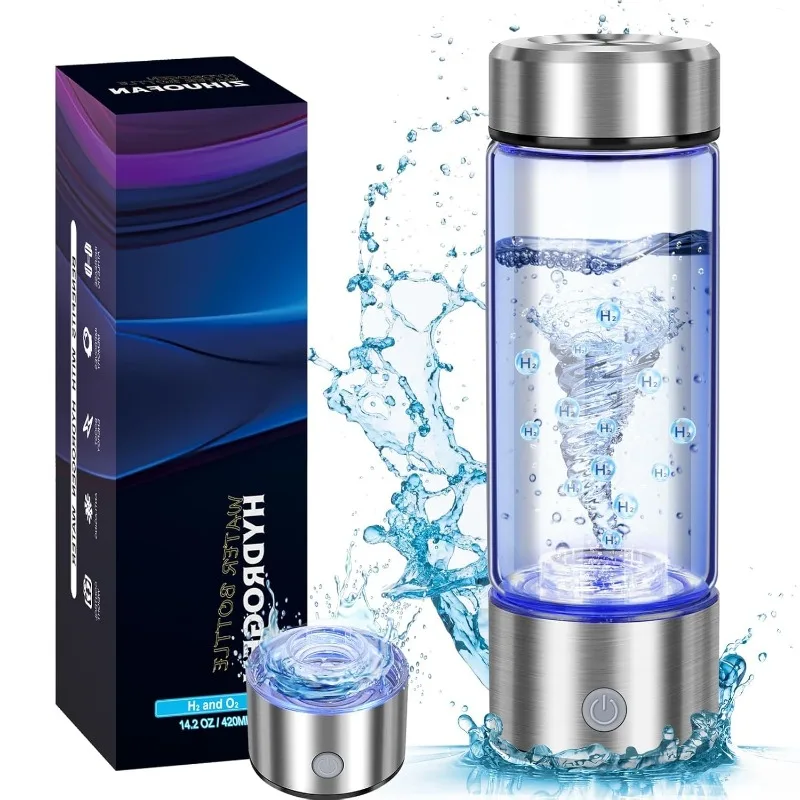 2024 NEW 420ml Hydrogen Water Ionizer, Portable Hydrogen Water Bottle Generator with 3-Minute Rapid Electrolysis for Home,Office
2024 NEW 420ml Hydrogen Water Ionizer, Portable Hydrogen Water Bottle Generator with 3-Minute Rapid Electrolysis for Home,Office