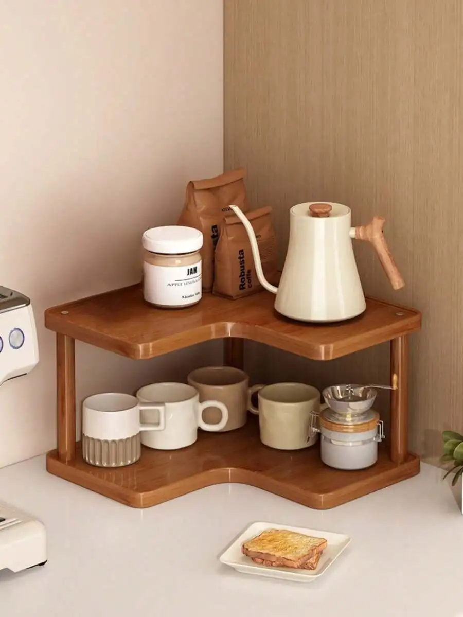 1pc Corner Wooden Desktop Storage Rack, Multi-Layer Storage Rack, Cosmetics Storage Rack Desktop Storage Space, Multi-Layer Can
1pc Corner Wooden Desktop Storage Rack, Multi-Layer Storage Rack, Cosmetics Storage Rack Desktop Storage Space, Multi-Layer Can