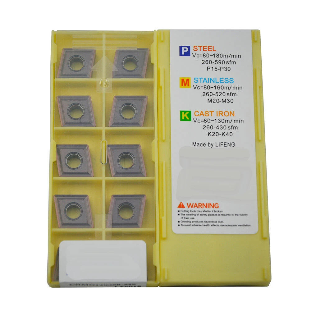 CNC Cutter Inserts Manufacturing Metalworking Stainless Steel Accessories CNMG120408-MS Cemented Carbide 10pcs
CNC Cutter Inserts Manufacturing Metalworking Stainless Steel Accessories CNMG120408-MS Cemented Carbide 10pcs
