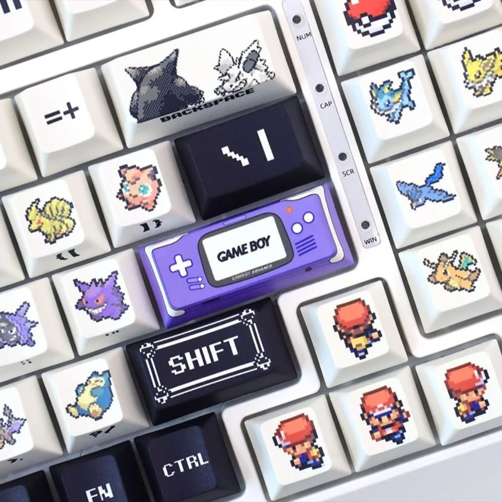 Pokémon Keycap Pixel Style Mechanical Keyboard PBT Five-sided Sublimation Original Factory High Three-sided Light Transmission
Pokémon Keycap Pixel Style Mechanical Keyboard PBT Five-sided Sublimation Original Factory High Three-sided Light Transmission