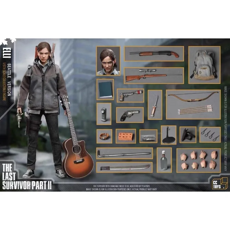 CCTOYS 1/6 Survivor 2 Apocalypse Ellie\Joel 1 \ 6 Collector's Level Mobile Doll
CCTOYS 1/6 Survivor 2 Apocalypse Ellie\Joel 1 \ 6 Collector's Level Mobile Doll