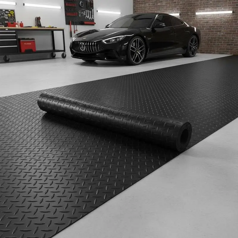 Diamond plate rubber flooring roll, 3mm x 1.2m x 3m garage floor mat, SBR rubber garage flooring roll, diamond plate rubber mat for under cars, garage, industry, gym, black
Diamond plate rubber flooring roll, 3mm x 1.2m x 3m garage floor mat, SBR rubber garage flooring roll, diamond plate rubber mat for under cars, garage, industry, gym, black