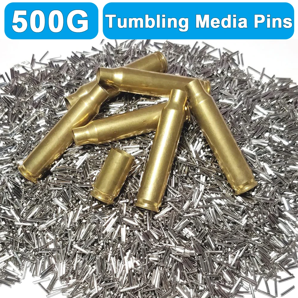 500g Stainless Steel Tumbling Media Pins, Magnetic Polishing Pins for Rotary Case Tumbler, Ammo Bullet Shell Brass Cleaning Pins
500g Stainless Steel Tumbling Media Pins, Magnetic Polishing Pins for Rotary Case Tumbler, Ammo Bullet Shell Brass Cleaning Pins