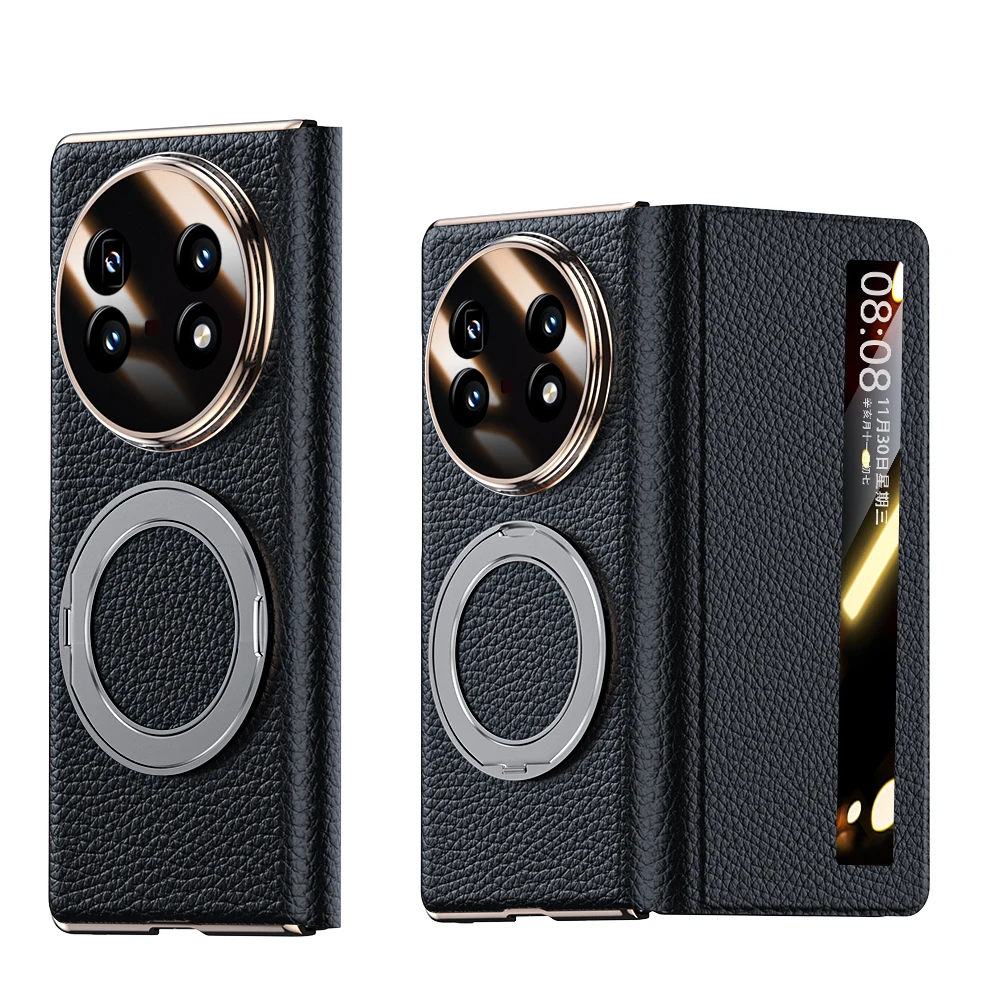 Smart Touch View Premium Genuine Leather For Vivo X Fold5 Fold 5 Case Magnetic 360° Rotating Wist Strap Holder Kickstand Cover
Smart Touch View Premium Genuine Leather For Vivo X Fold5 Fold 5 Case Magnetic 360° Rotating Wist Strap Holder Kickstand Cover