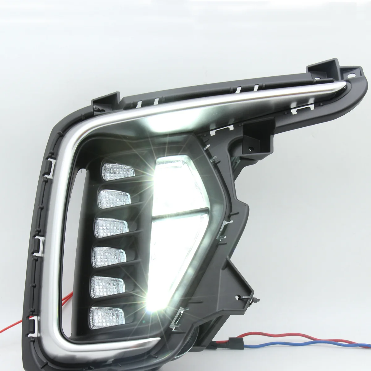 1set car bumper santa Fe headlight for Hyundai IX45 daytime light 2017~2019 car accessories LED headlamp for Hyundai fog light
1set car bumper santa Fe headlight for Hyundai IX45 daytime light 2017~2019 car accessories LED headlamp for Hyundai fog light