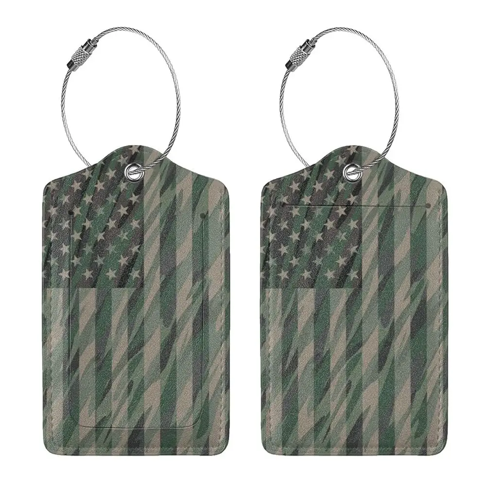 Free Shipping2 Pack Patriotic Jungle Green Camo USA Flag Luggage Tags for Suitcases, Camouflage American Flag Tag, Bag Travel Su
Free Shipping2 Pack Patriotic Jungle Green Camo USA Flag Luggage Tags for Suitcases, Camouflage American Flag Tag, Bag Travel Su