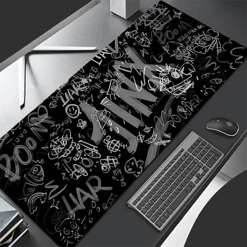 Black gray J-jinx Large Mouse Pad Gamer Keyboard Mousepad Pc Computer Desk Mat Gaming Pad Mouse Mats For CS GO LOL 90x40cm
Black gray J-jinx Large Mouse Pad Gamer Keyboard Mousepad Pc Computer Desk Mat Gaming Pad Mouse Mats For CS GO LOL 90x40cm