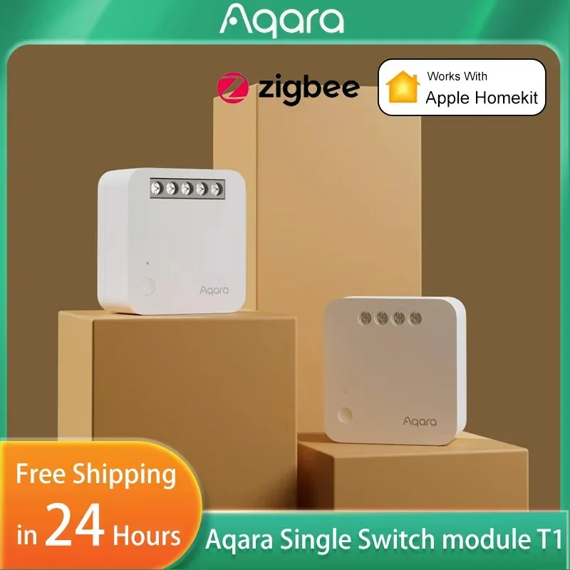 Aqara Single Channel Relay Controller T1 With/No Neutral Module Controller Switch Zigbee 3.0 Timer Remote Control for Homekit
Aqara Single Channel Relay Controller T1 With/No Neutral Module Controller Switch Zigbee 3.0 Timer Remote Control for Homekit