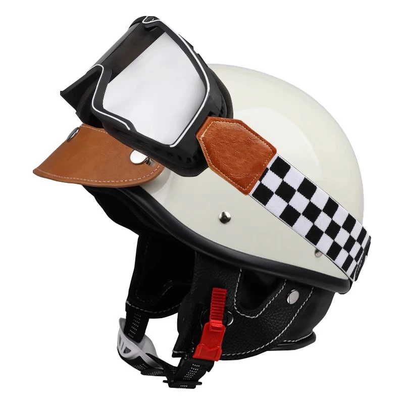 Japanese Retro Half Helmet 3C Certified Summer Riding Cap Unisex Cruiser Motorcycle Helmet
Japanese Retro Half Helmet 3C Certified Summer Riding Cap Unisex Cruiser Motorcycle Helmet
