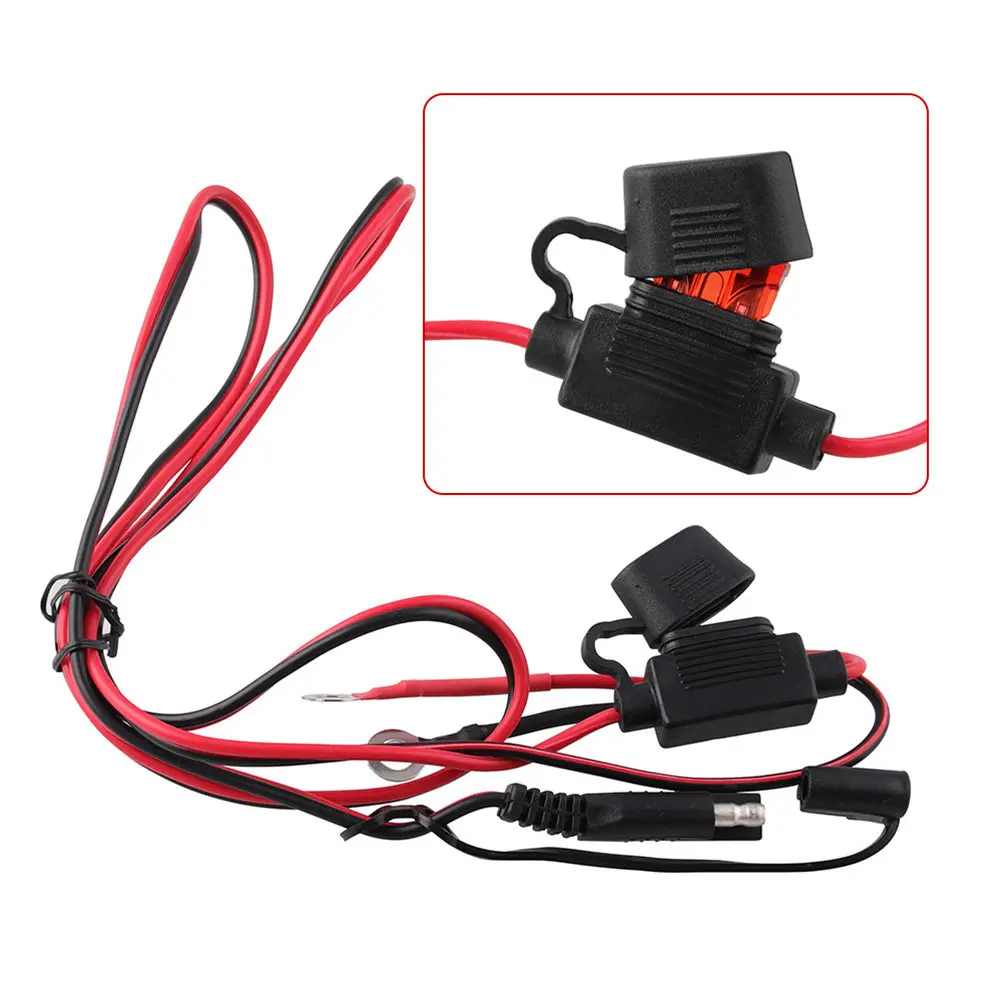 Motorcycle Sae to USB Adapter 12V-24V Dual USB Charger with Weatherproof Cover for Phone GPS Charging on-The-Go
Motorcycle Sae to USB Adapter 12V-24V Dual USB Charger with Weatherproof Cover for Phone GPS Charging on-The-Go