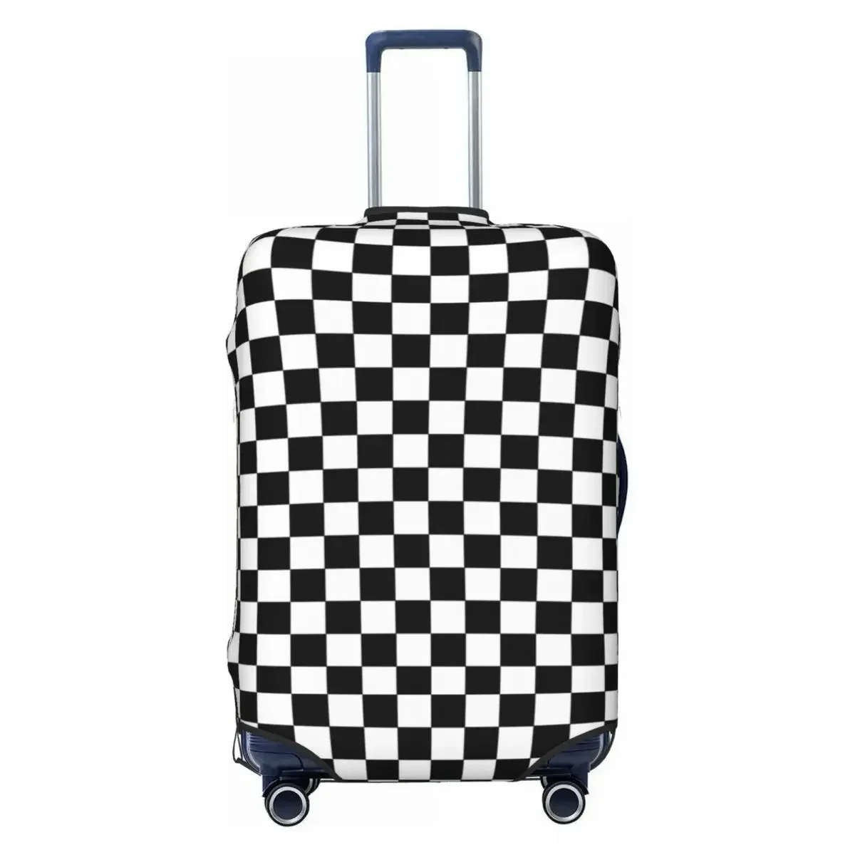 Black And White Checkered Travel Luggage Cover Washable Geometric Checkerboard Suitcase Cover Protector Fit 18-32 Inch
Black And White Checkered Travel Luggage Cover Washable Geometric Checkerboard Suitcase Cover Protector Fit 18-32 Inch