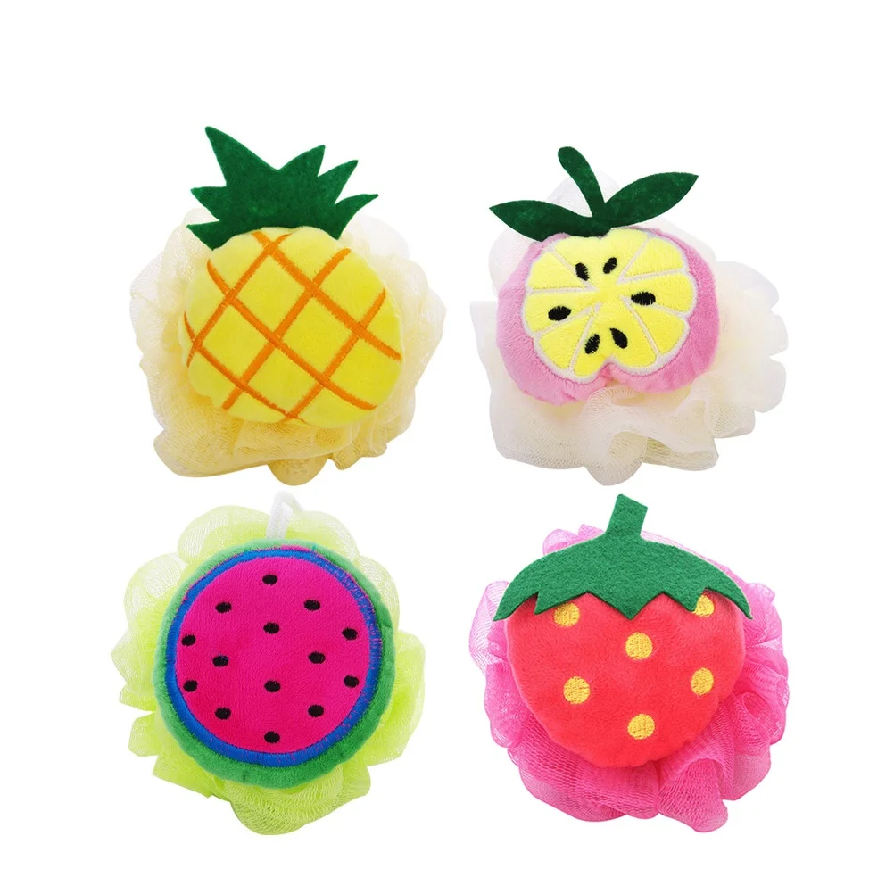 4pcs Large Bath Colorful Mesh Sponge Mesh Sponge Shower Shower Ball Ball With Strap Pineapple Watermelon Strawberry
4pcs Large Bath Colorful Mesh Sponge Mesh Sponge Shower Shower Ball Ball With Strap Pineapple Watermelon Strawberry