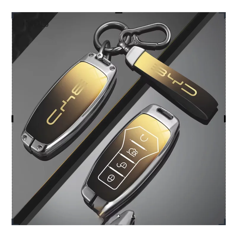 Premium Zinc Alloy Key Cover for BYD Song Pro/Han EV/Tang DM-i/Qin Pro/Song MAX/Yuan/e2 - Protective Key Case Keybag Keychain
Premium Zinc Alloy Key Cover for BYD Song Pro/Han EV/Tang DM-i/Qin Pro/Song MAX/Yuan/e2 - Protective Key Case Keybag Keychain