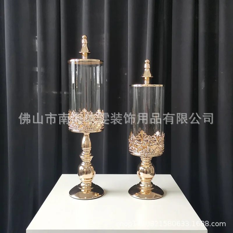 Spot hot-selling electroplated golden candy jar birthday party arrangement ornament dessert table wedding candy glass jar
Spot hot-selling electroplated golden candy jar birthday party arrangement ornament dessert table wedding candy glass jar