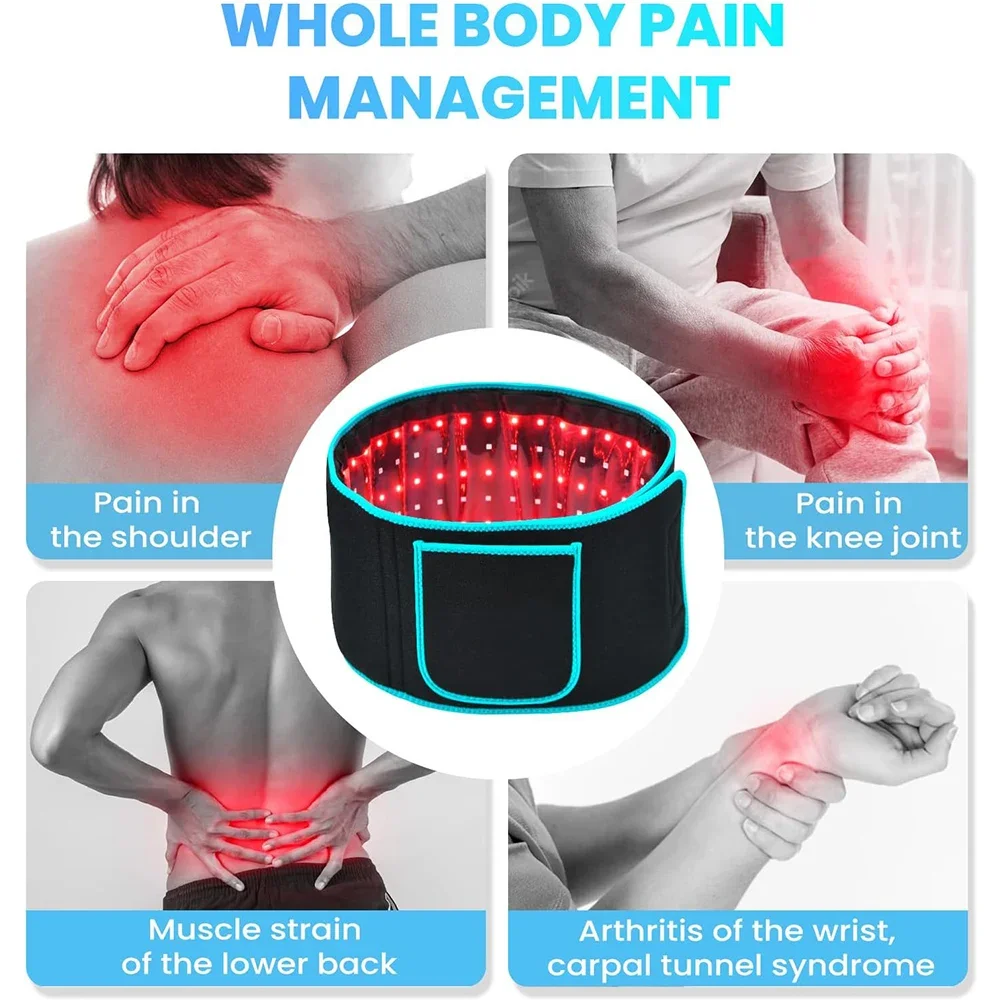 Red Light Phototherapy, 850nm 660nm LED Hot Compress Belt for Back Pain and Body Shaping, Relaxation Gift for Mom
Red Light Phototherapy, 850nm 660nm LED Hot Compress Belt for Back Pain and Body Shaping, Relaxation Gift for Mom