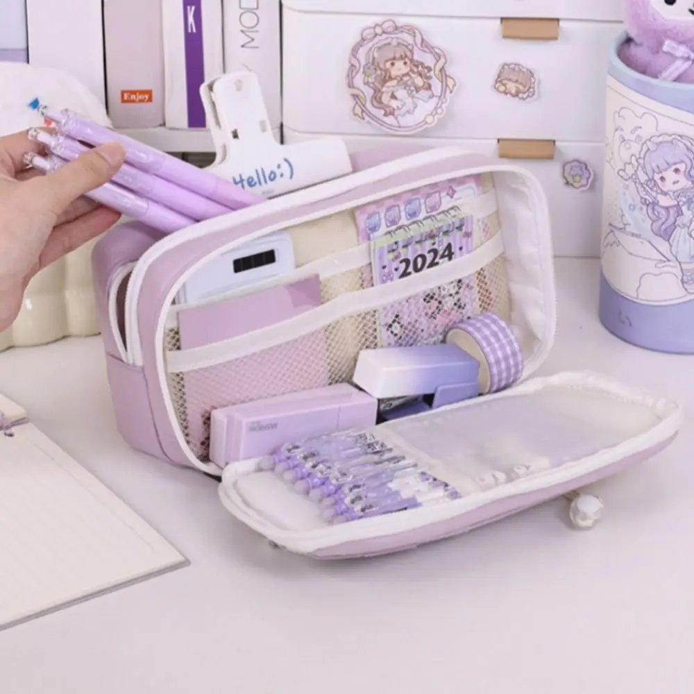 Simple Large Capacity Student Pencil Case Flip Style Multi-layer Cute Pencil Pouch Canvas INS Gel Pen Organizer Gift
Simple Large Capacity Student Pencil Case Flip Style Multi-layer Cute Pencil Pouch Canvas INS Gel Pen Organizer Gift