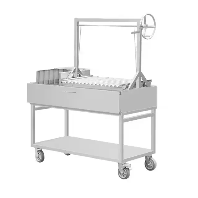 Argentine Style BBQ Grill Travel Stainless Steel Grill Roasting Pigs Spit Roaster Lamb BBQ Grill For Camping
Argentine Style BBQ Grill Travel Stainless Steel Grill Roasting Pigs Spit Roaster Lamb BBQ Grill For Camping