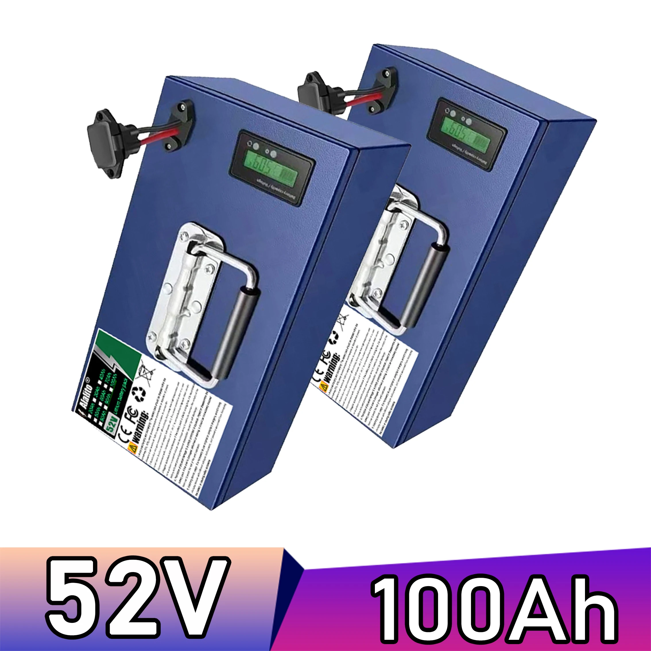 Air freight, shipped within 24 hours, 52V 20Ah-100Ah, suitable for 250-2000W motor equipment
Air freight, shipped within 24 hours, 52V 20Ah-100Ah, suitable for 250-2000W motor equipment