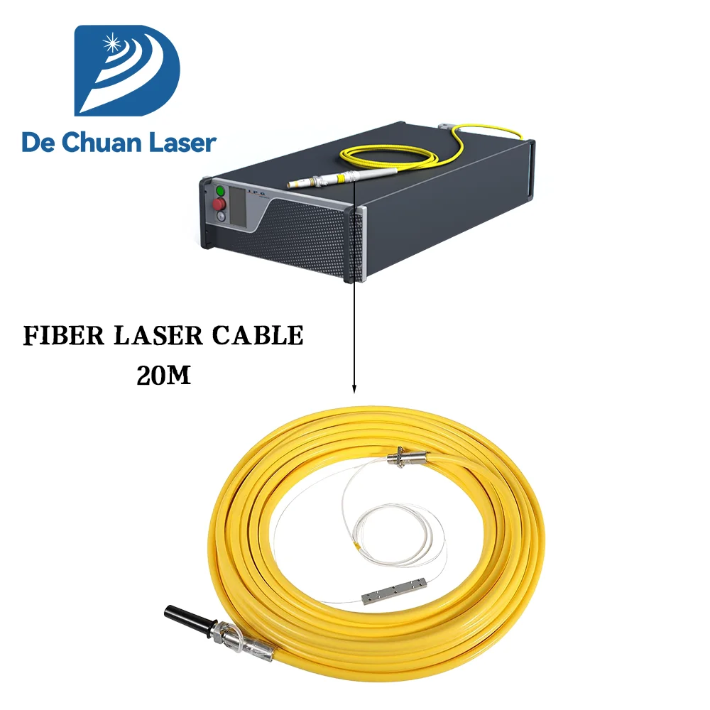 Dechuan Manufacturer Supply 3KW-20KW 20M QBH Q+ Optical Fiber Cable for IPG Source
Dechuan Manufacturer Supply 3KW-20KW 20M QBH Q+ Optical Fiber Cable for IPG Source