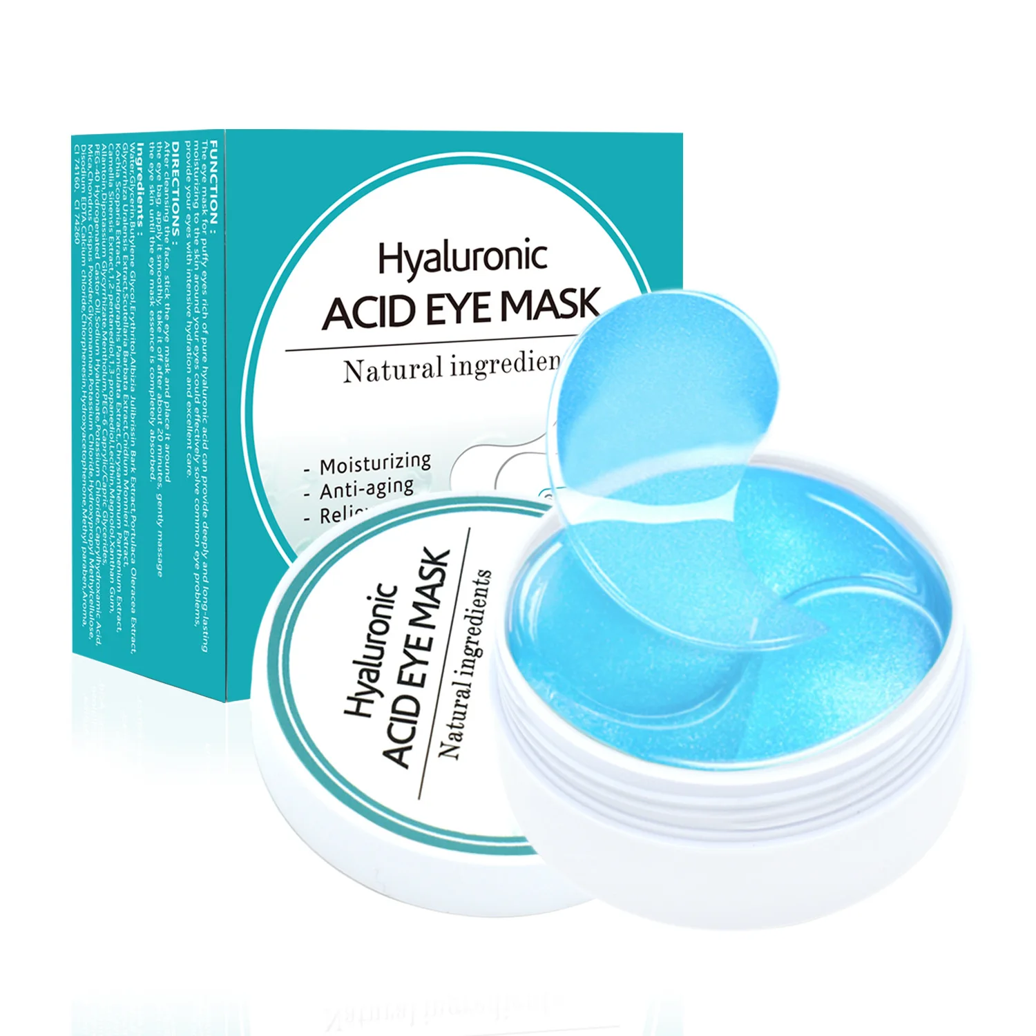 Eye Gel Patch Smooths Fine Lines Puffiness Firming Anti-Aging Eliminate Dark Circles Hyaluronic Acid Moisturizing Under Eye Pad
Eye Gel Patch Smooths Fine Lines Puffiness Firming Anti-Aging Eliminate Dark Circles Hyaluronic Acid Moisturizing Under Eye Pad