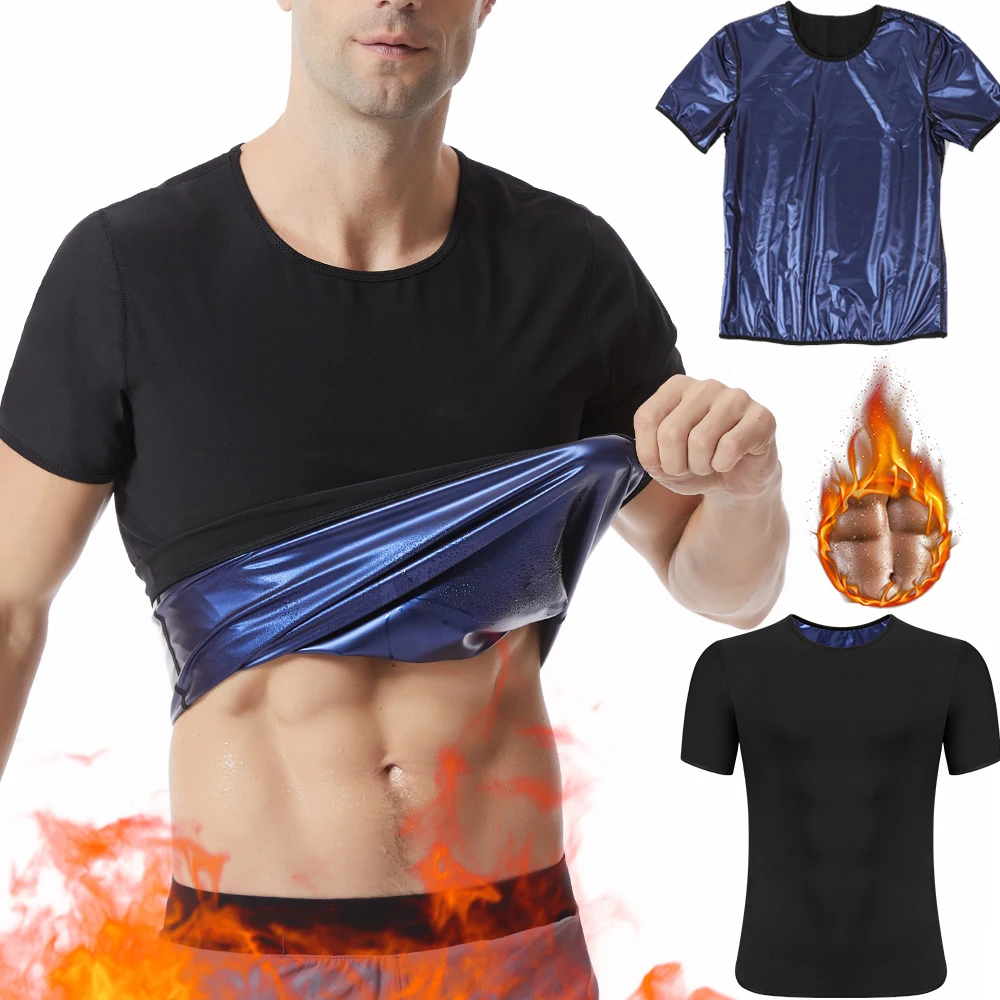 S-3XL Men Sauna Sweat Waist Trainer Corset Workout Short Sleeve Top Slimming Body Shaper Compression Shirt Gym Underwear New in
S-3XL Men Sauna Sweat Waist Trainer Corset Workout Short Sleeve Top Slimming Body Shaper Compression Shirt Gym Underwear New in