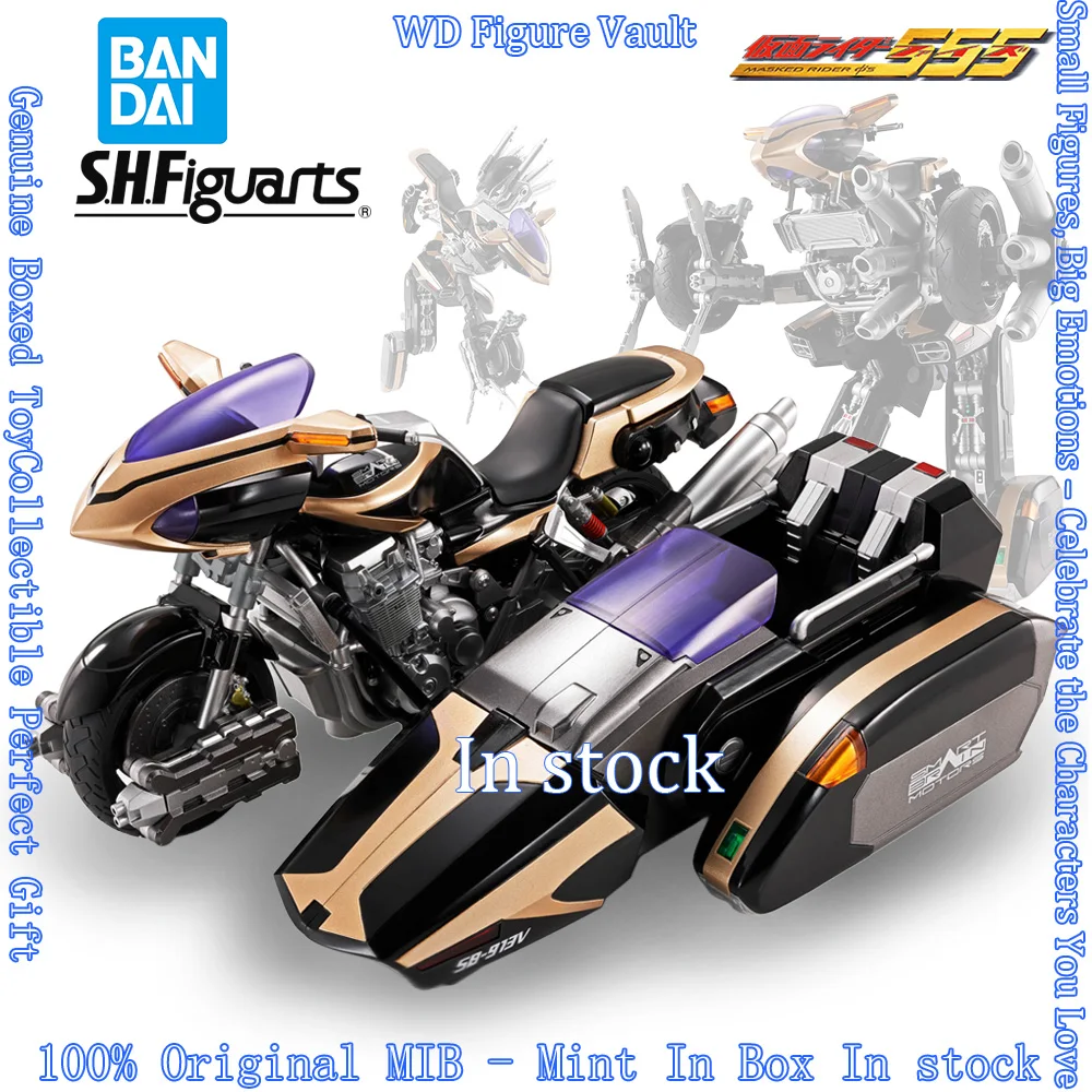 In stock Bandai S.H.Figuarts Side Basher Kamen Rider 555 SB-913V Sidecar Shooter Figures Anime Model Genuine Boxed Toy Gift
In stock Bandai S.H.Figuarts Side Basher Kamen Rider 555 SB-913V Sidecar Shooter Figures Anime Model Genuine Boxed Toy Gift
