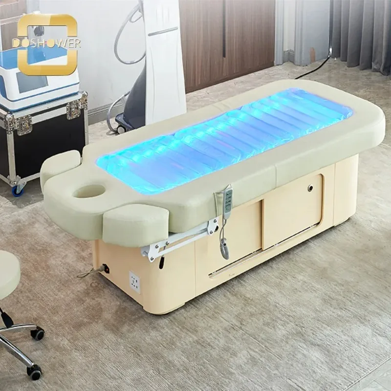 Adjustable Electric Salon Massage Bed Manufacture with Water Spa Massage Bed Water Bag Motors Water Bed Mesa Massage Supplier 12
Adjustable Electric Salon Massage Bed Manufacture with Water Spa Massage Bed Water Bag Motors Water Bed Mesa Massage Supplier 12
