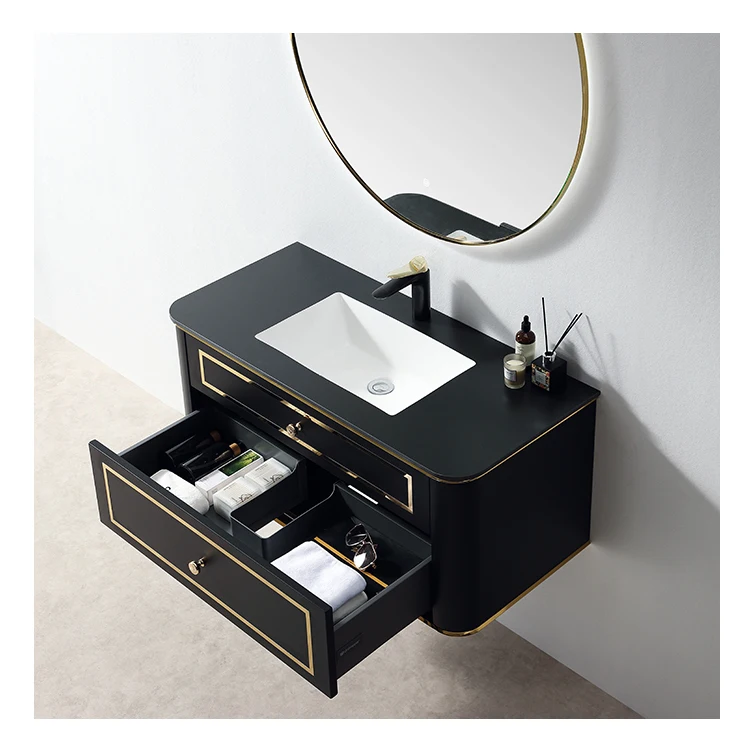 Modern Wall Mounted Bathroom Vanities Stainless Steel Bathroom Cabinet Set
Modern Wall Mounted Bathroom Vanities Stainless Steel Bathroom Cabinet Set