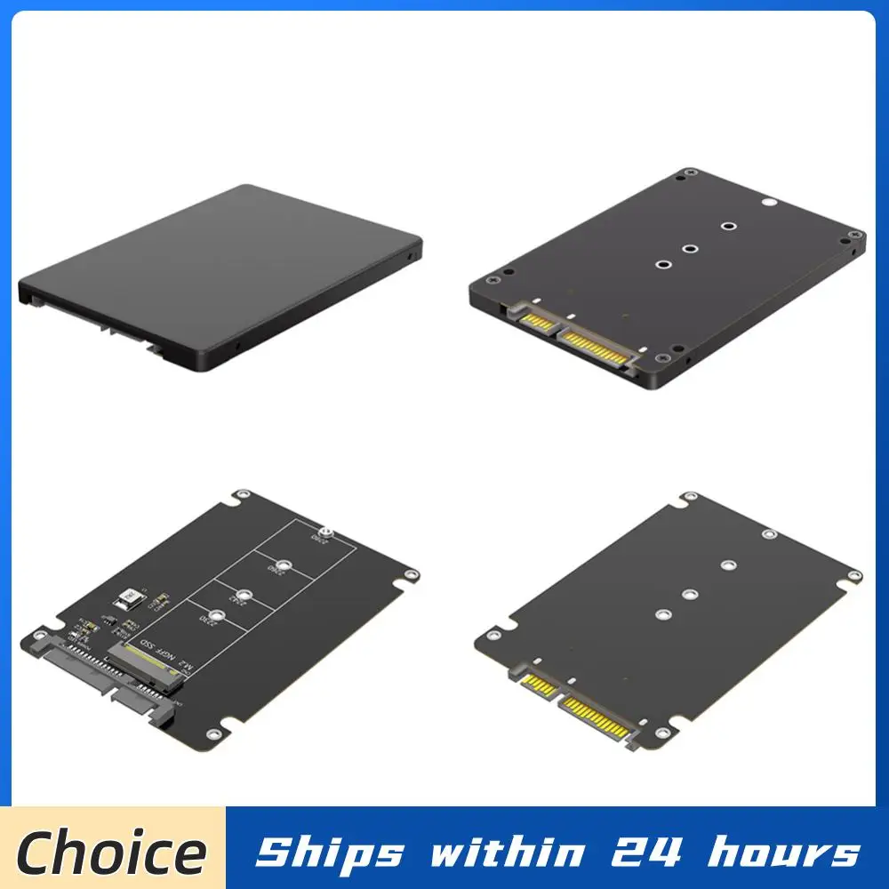 M.2 NGFF B Key To 2.5inch SATA SSD Enclosure 6Gbps Hard Disk Case Enclosure M.2 SSD Adapter for 2230 2242 2260 2280 M.2 SSD
M.2 NGFF B Key To 2.5inch SATA SSD Enclosure 6Gbps Hard Disk Case Enclosure M.2 SSD Adapter for 2230 2242 2260 2280 M.2 SSD