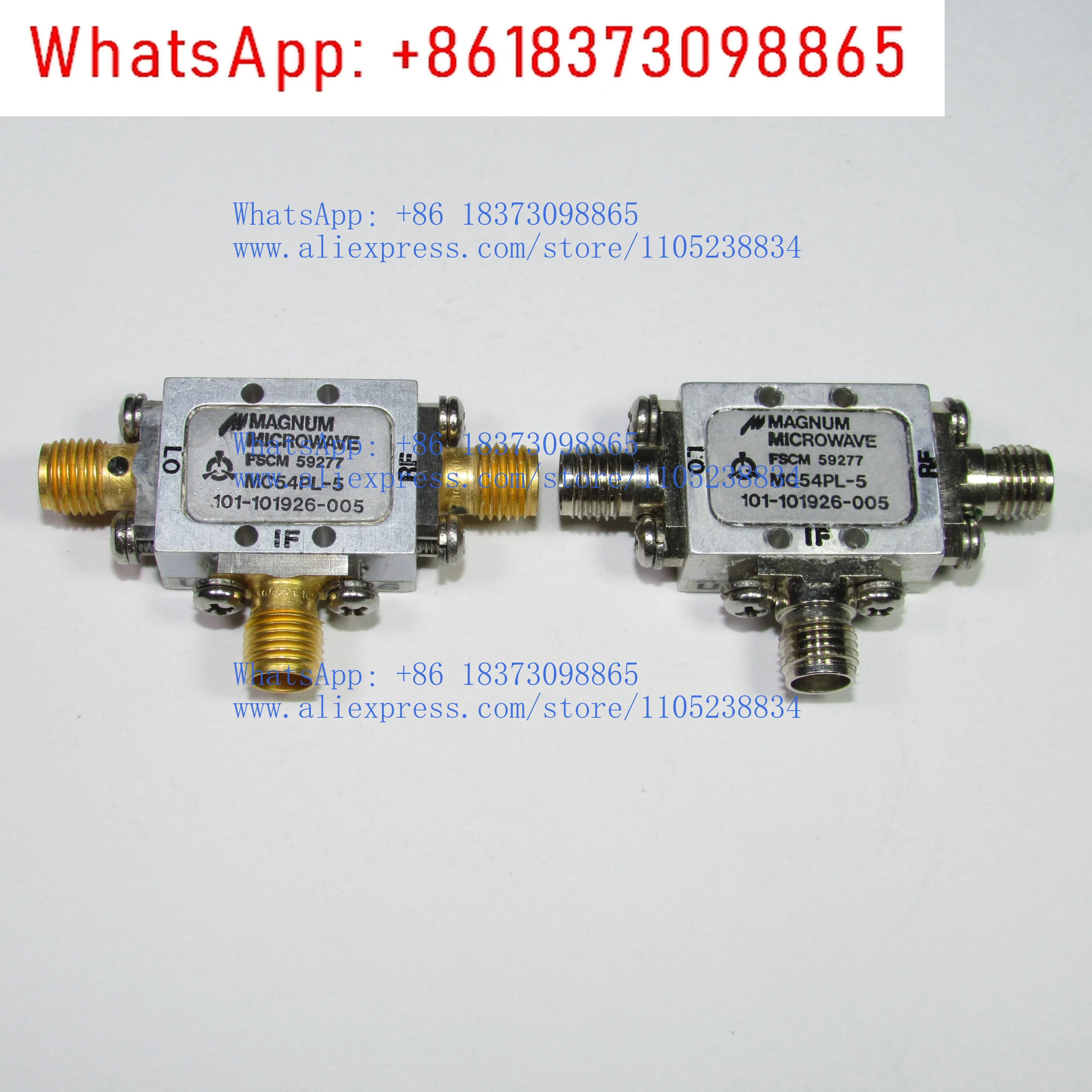 MC54PL-5 3,5-12 ГГц SMA RF микроволновый коаксиальный двойной балансный микшер 1 шт.
MC54PL-5 3,5-12 ГГц SMA RF микроволновый коаксиальный двойной балансный микшер 1 шт.
