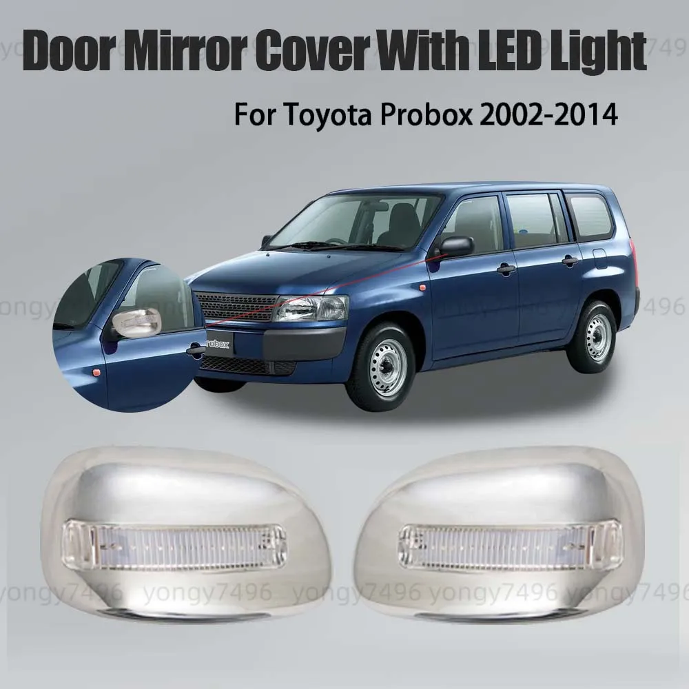 Car Upgrade Chrome Decoration Door Mirror Cover With LED Light Trim For Toyota Probox 2004 - 2014 Car Accessories Stickers
Car Upgrade Chrome Decoration Door Mirror Cover With LED Light Trim For Toyota Probox 2004 - 2014 Car Accessories Stickers